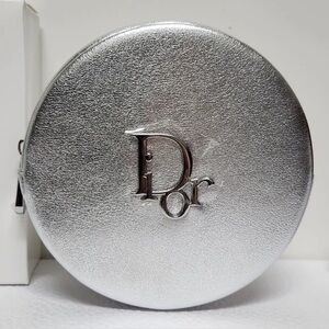 NEW Dior Silver Mini Cosmetic Pouch Bag